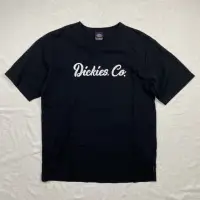 在飛比找蝦皮購物優惠-二手 Dickies 韓國製 立體刺繡英文字Logo 純棉黑