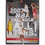 【月界1S】2007 NBA CALENDAR（絕版）_KOBE BRYANT等_NBA籃球月曆、黑曼巴 〖體育〗DGL