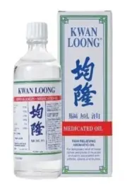5 X Bottles Kwan Loong Chinese Medicated Oil Pain Relief Headache 57ml