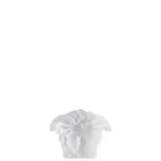 VERSACE BY ROSENTHAL, GERMANY "MEDUSA LUMIERE CLEAR" CRYSTAL PAPERWEIGHT, 4"