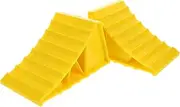 WHAMVOX Non-Slip Car Wheel Chocks Heavy Duty Wheel Spacers for Trucks Flat Stoppers for Tires Garage Parking Stopper