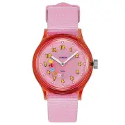 [TIMEX] PAC-MAN Camper Watch Pink Dial Resin Quartz 36mm 3ATM TW2V93900