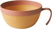 Musubi Shatter-Resistant Soup Cup, Plate, Approx. 4.7 x 5.9 inches (12 x 15 cm), Approx. 16.2 fl oz (460 ml), Dishwasher
