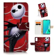 ( For Vivo Y22s ) Wallet Flip Case Cover AJ23503 Christmas Nightmare