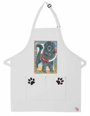 Newfoundland Newfie Two Pocket Bib Apron by Mary Badenhop