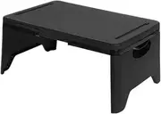 Gadpiparty Portable Folding Lap Desk Multifunctional Table for Adults for Bed Couch Travel with Built Storage Compartment Black