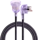 Crest Decord Braided Extension Lead 3m (Black)