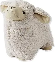 Woolley The Sheep Plush Fabric Weighted Heavy Door Stopper White