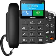 MM42D SE 4G VoLTE - Corded Desk Smartphone for Office & Home use - Color 4" Touch Screen - Wi-Fi HotSpot - SOS Button - Bluetooth - WhatsApp - Android