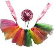 Sosoport Small Pet Lizard Accessories 1 Set of Dress Hat Kit for Cosplay Garment