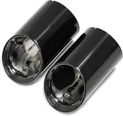 Automotive Exhaust Cover Compatible For BMW 3 G20 G21 320d 320i 330i 2020 2021 2022 Muffler Tip Tailtip Replacement Exhaust System Nozzle(Black)