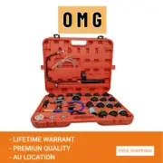 Heavy Duty 28Pcs Radiator Pressure Cooling System Detector Kit Locating Leak AU