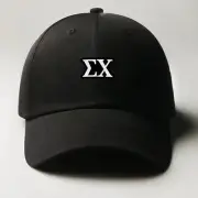 Sigma Chi ΣΧ Fraternity Baseball Cap Hat Hook & Loop Closure Sorority