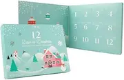 Astor Chocolate 12 Days Of Christmas Advent Calendar Chocolate 2023 | Christmas Countdown Chocolates | Holiday Food Gifts for Kids Adults Men Women | 12 Day Assorted Rich Belgian Dark, Milk and White