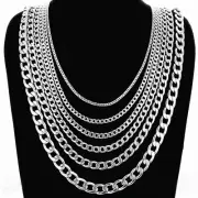 18-24"MEN Stainless Steel 3/4/5/6/8mm Silver Miami Cuban Curb Chain Necklace*155