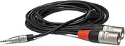 Hosa Rean 3.5 mm TRS to Dual XLR3M Pro Stereo Breakout Cable, 10 Feet