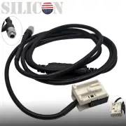 12Pin car Female AUX Audio Input Adapter Cable wire For iPhone iPod BMW E61 525i (for: BMW)