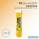 【正貨+發票】韓國 EVERSLIM HCA 檸檬發泡錠 18錠/條 賞味期限2024/11以後【老闆批發網】