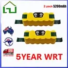 2) 5.2Ah Battery For iRobot Roomba 500 510 530 550 580 630 650 760 780 800 Ni-MH