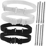 [FOMIYES] Bow Tie Extension Straps 20 Pack Stretchable Neckwear Straps for Men Boys Uniforms