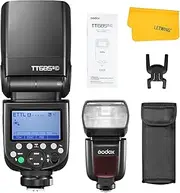 Godox TT685II-C TT685IIC TTL Camera Flash for Canon, HSS 1/8000s GN60 2.4G Wireless Transmission Speedlite Flash with TCM Instant Conversion, Quick Release Lock, Compatible for Canon EOS Cameras