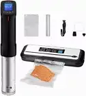 Inkbird Sous Vide Culinary Cooker WIFI + Vacuum Food Sealer Dry Moist Sealing