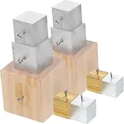 KICHOUSE 10pcs Gravity Cubes Set Physics Science Activity Cubes Hooks for Classroom Home Education