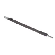 Wood Carving Knife 2mm Flat Tip Leather Handle Engraving Cutting Blade Chisel