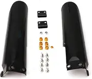 Front Fork Protector Covers Fork Guards Fit for 10cc 125cc 140cc 150cc 160cc Dirt Pit Bike CRF50 CRF70 KLX110 BSE KAYO(Black 290mm)