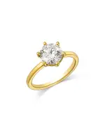 Bloomingdale's Fine Collection Certified Lab Grown Round Diamond Engagement Ring in 18K Yellow Gold, 2.0 tcw