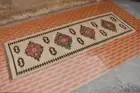 3x9 Handmade Flat Weave Decor Hallway Rug Jute Wool Kilim Rug Large Runner
