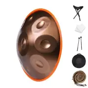 D Minor 9/10 Notes Handpan Drum Steel Tongue Drum Rav for Beginner Percussion