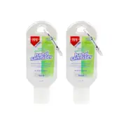 10 x 53ML Instant Hand Sanitiser 70% Alcohol with Clip Sanitizer Moisturiser