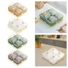 Dried Fruit Dish with Rack Divided Snack Dishes for Dried Fruit Cookies Nuts