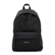 [Balenciaga] Balenciaga-Black Explorer Backpack-Uomo OS OS