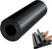 3.3X9.8 Ft Solid Rubber Sheet Heavy Duty Neoprene Rubber Rolls 1/8" Thick Large