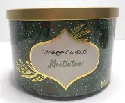 New Yankee Candle MISTLETOE 3-Wick Holiday Fragrance 18 oz Christmas Giftable