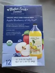 Mother Earth Essentials Organic Apple Cider Blueberry Vinegar Brew Pods Kosher