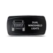 CH4X4 Rocker Switch Dual Windshield Lights Symbol