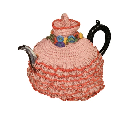 Vintage Tea Cosies Crochet + Knitting Pattern Unusual Spring Basket and Egg Cosy