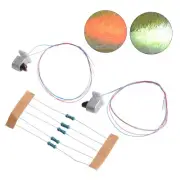 Compact and Efficient Bicolor Dwarf Searchlight Ground Signal for HO Scale