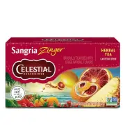 Celestial Seasonings Herbal Tea, Sangria Zinger, 20 Count 20 (Pack of 1)