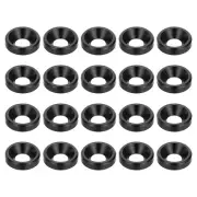 M3 Countersunk Washers, 20 Pack Finish Washers Black