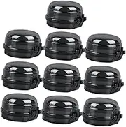 CONGARTENO 10pcs Safety Gas Stove Knob Protectors for Gas Knobs Prevent Accidental Openings for Homes Boys and Girls Transparent Design
