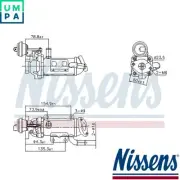 COOLER EXHAUST GAS RECIRCULATION 989289 FOR RENAULT LAGUNA/III/Grandtour VEL