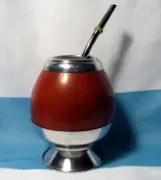 Elegant Mate Gourd Yerba Tea with Bombilla Kit 0062