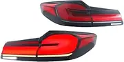 LED Facelift Tail Lights ，Compatible With BMW G30 F90 M5 5-Series 2017-2020 Sequential Turn Signal Rear Lamps Assembly