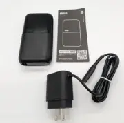 Braun Mini M-1001 Electric Shaver Portable Waterproof Rechargeable Razor Black