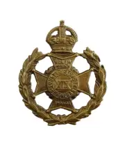 19th ST Pancras County of London Cap Badge Brass Metal