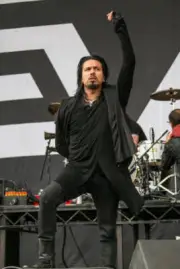 Leigh Kakaty of Pop Evil at Rock On The Range at Columbus Crew S- 2014 Photo
